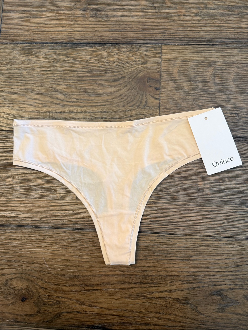 Quince Nude Seamless Bikini Panty Medium NWT Soft Stretch Minimalist